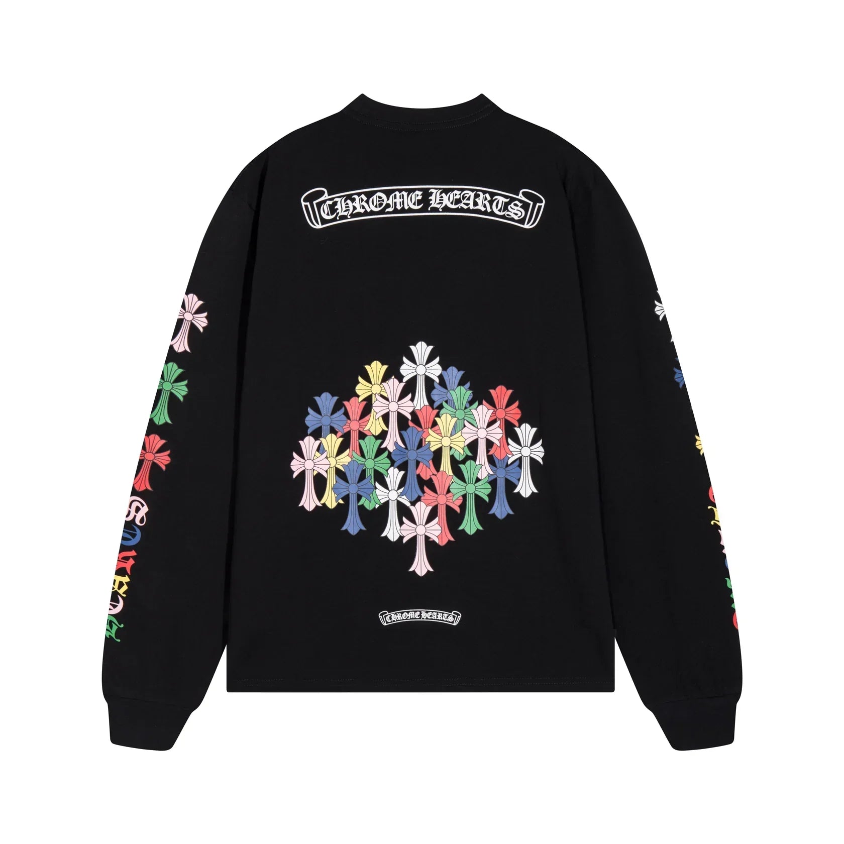 Chrome Hearts Men's Long-Sleeve T-shirt Sweatshirt K8015