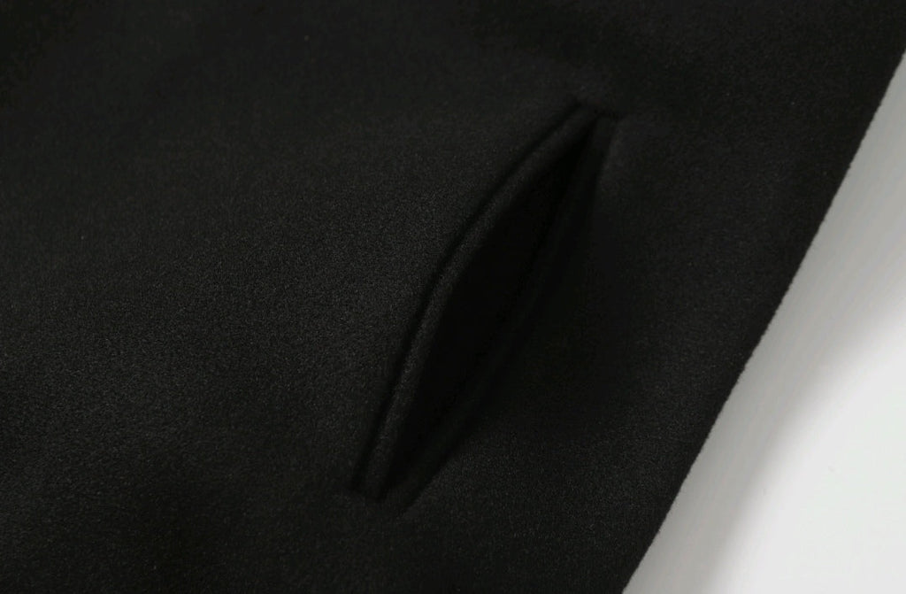 Chrome Hearts Black White Street Style Baseball Coat 0002