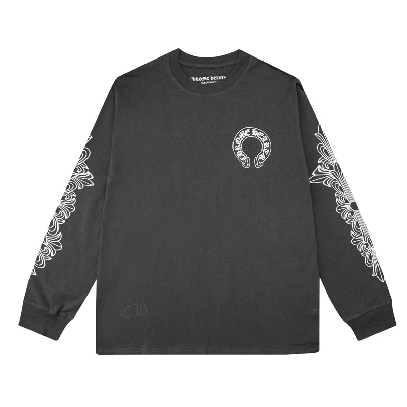 Chrome Hearts Men's Long-Sleeve T-shirt Sweatshirt K8005